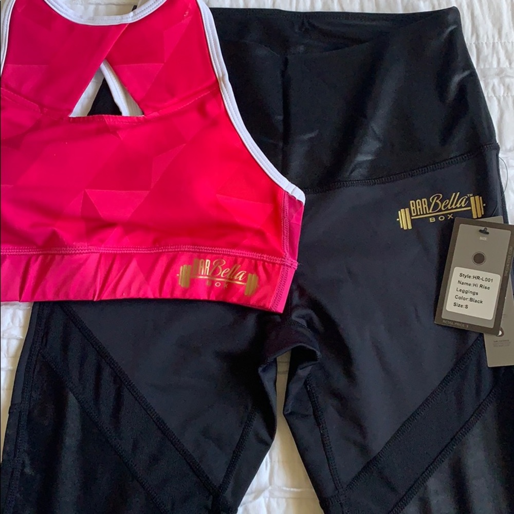 Bundle Chestee Barbella Exclusive Bra & NWT Pants